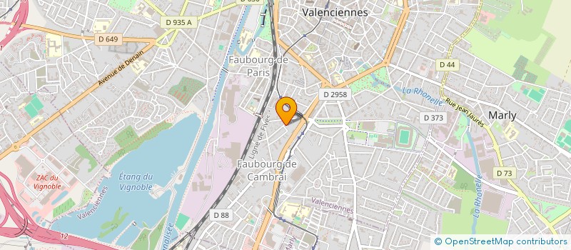 localisation de l'entreprise LA TRIBU DU CHOCOLA  VALENCIENNES