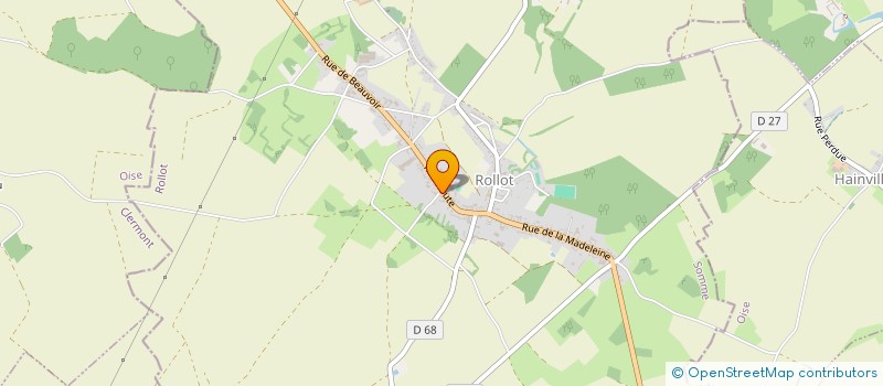 localisation de l'entreprise LA TRIBU DU RPI  ROLLOT