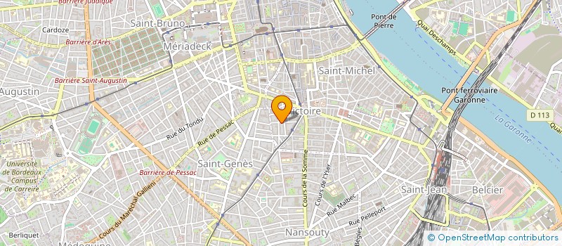 localisation de l'entreprise LA TRIBU DU SUJET  BORDEAUX