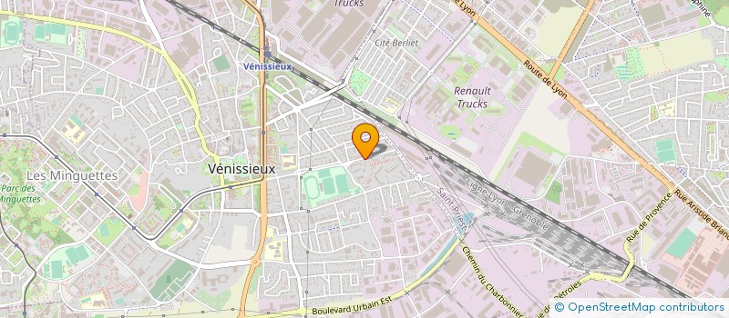 localisation de l'entreprise LA TRIBU HERISSON à VENISSIEUX