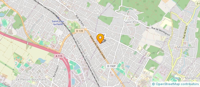localisation de l'entreprise LA TRIBU ROUENNAISE à SAINT-PRIX