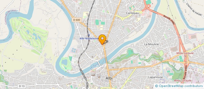 localisation de l'entreprise LA TRIBU XXL à ALBI