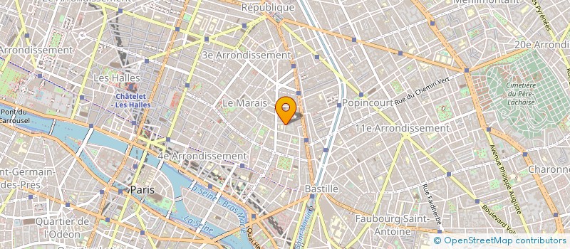 localisation de l'entreprise LA TRIBUNE DES MEDIAS à PARIS