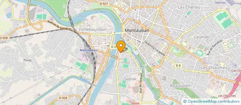 localisation de l'entreprise LA TRIBUNE DU BOUCHER à MONTAUBAN