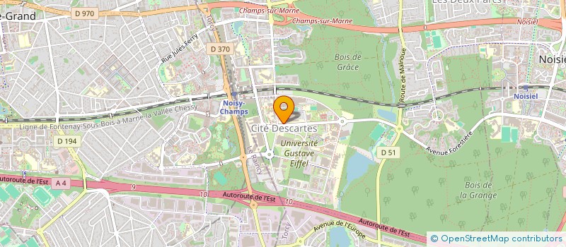 localisation de l'entreprise LA TRIBUNE ENPC  CHAMPS-SUR-MARNE