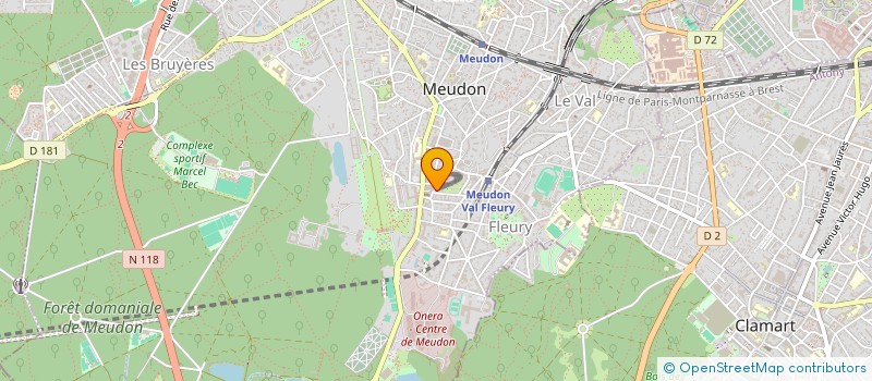 localisation de l'entreprise LA TRICOLORE DE MEUDON à MEUDON