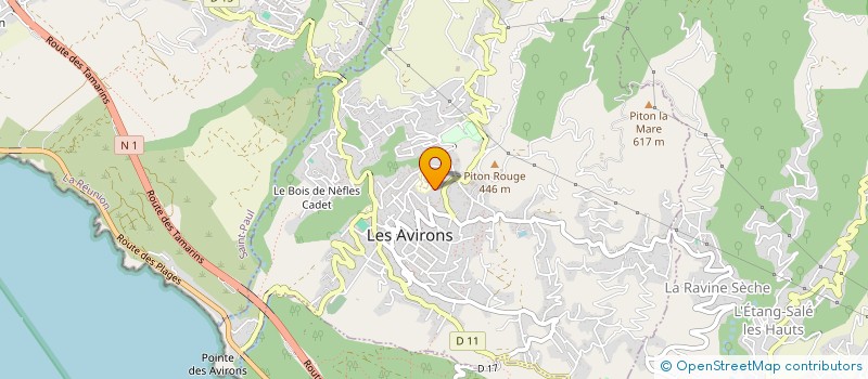 localisation de l'entreprise LA TRICYCLERIE PEI  LES AVIRONS