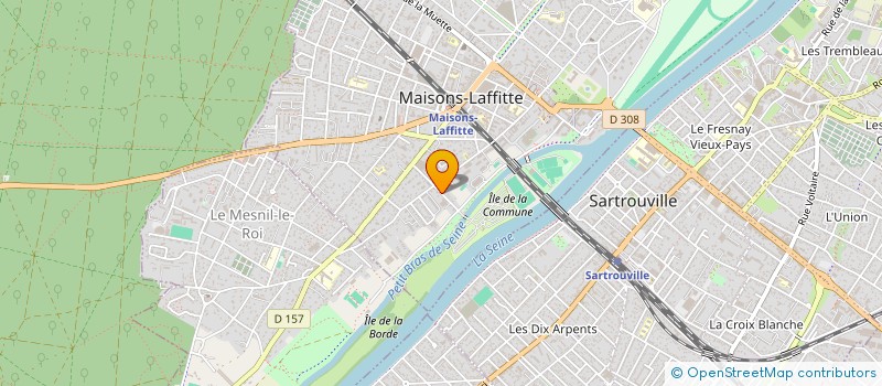 localisation de l'entreprise LA TRILOGIE à MAISONS-LAFFITTE