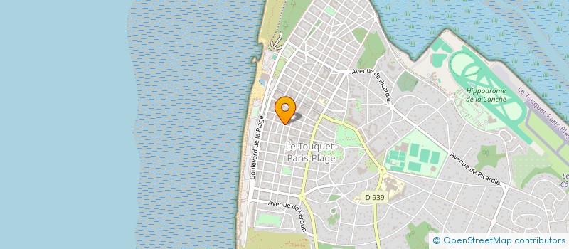 localisation de l'entreprise LA TRILOGIE à LE TOUQUET-PARIS-PLAGE