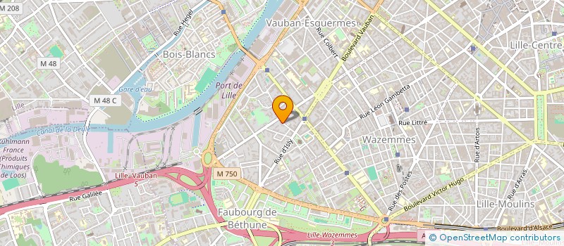 localisation de l'entreprise LA TRINACRIA à LILLE
