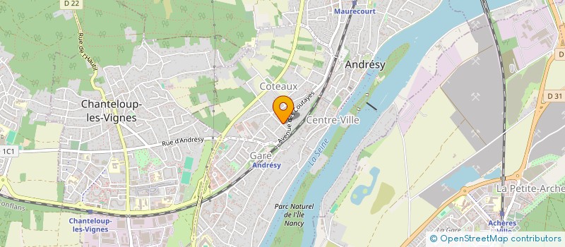 localisation de l'entreprise LA TRINIT  ANDRESY