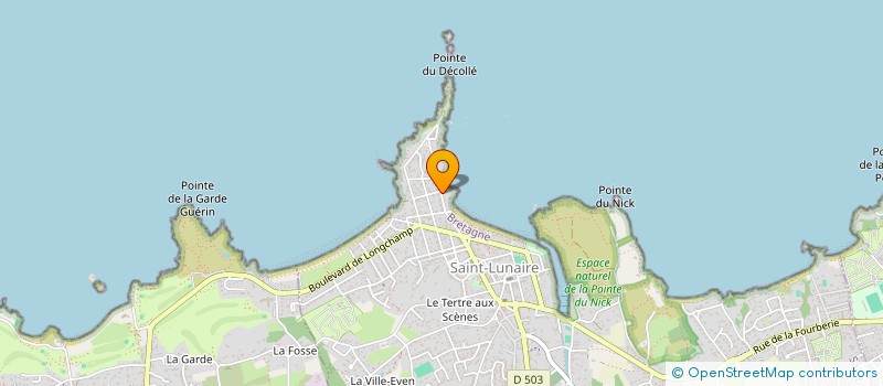 localisation de l'entreprise LA TRINITE  SAINT-LUNAIRE