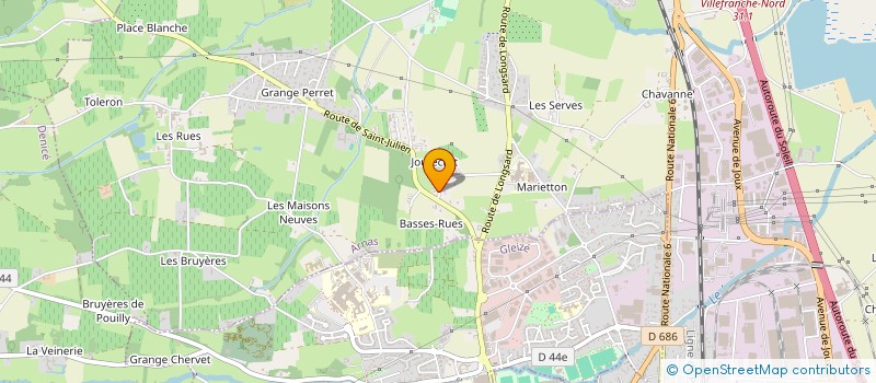 localisation de l'entreprise LA TRINITE  ARNAS