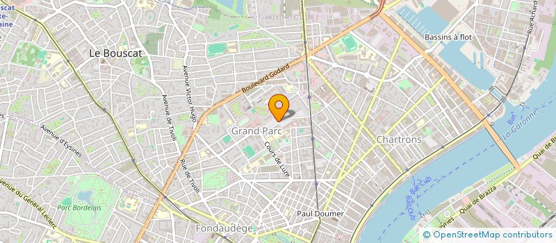 localisation de l'entreprise LA TRINITE N D DE LOURDES à BORDEAUX