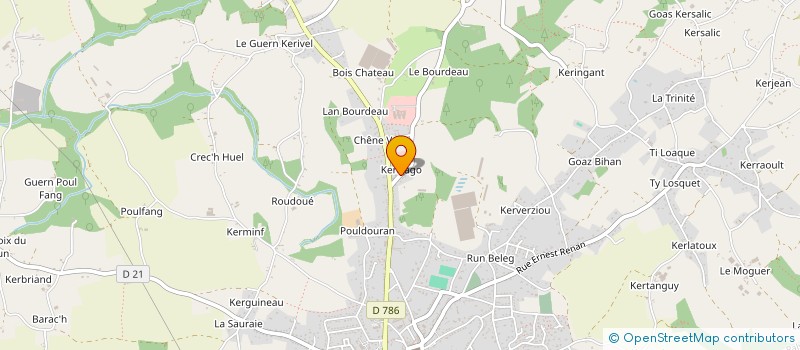 localisation de l'entreprise LA TRINITE PLOUHA  PLOUHA