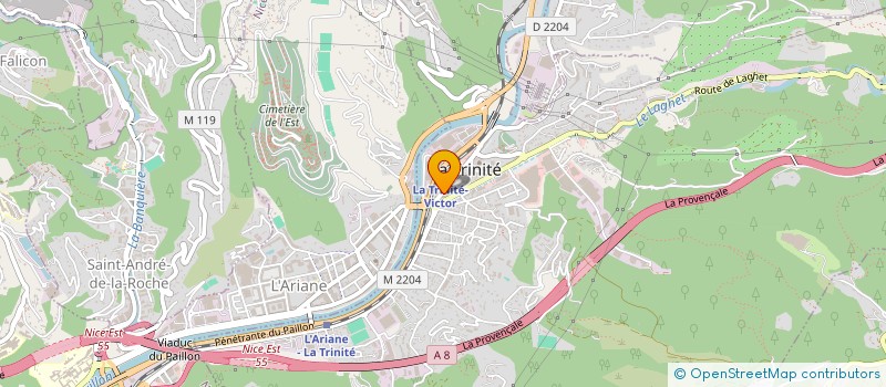 localisation de l'entreprise LA TRINITE SOURIRE  LA TRINITE