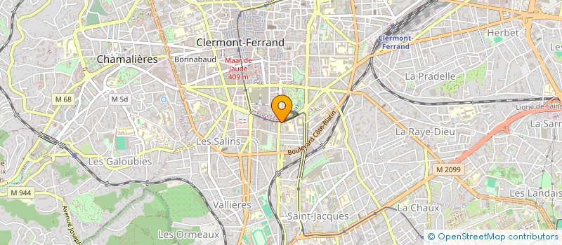 localisation de l'entreprise LA TRINQUETTE  CLERMONT-FERRAND