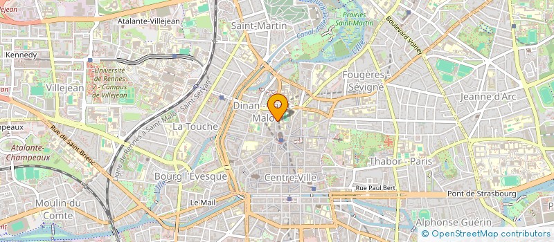 localisation de l'entreprise LA TRINQUETTE  RENNES