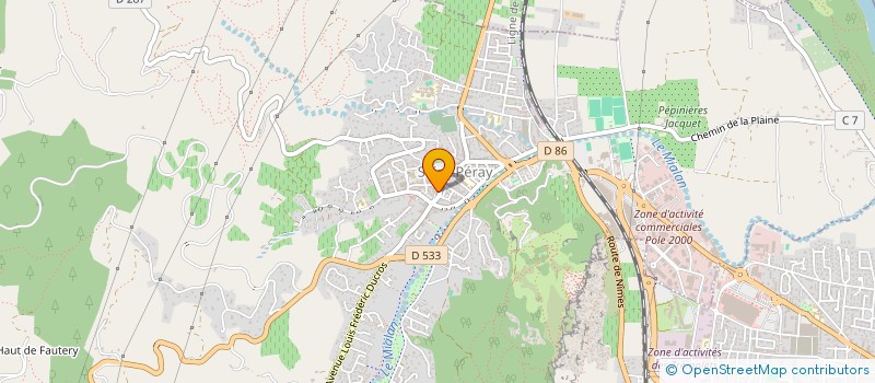 localisation de l'entreprise LA TRIOLINE à SAINT-PERAY