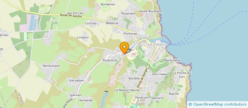 localisation de l'entreprise LA TRIPALE  LE PALAIS