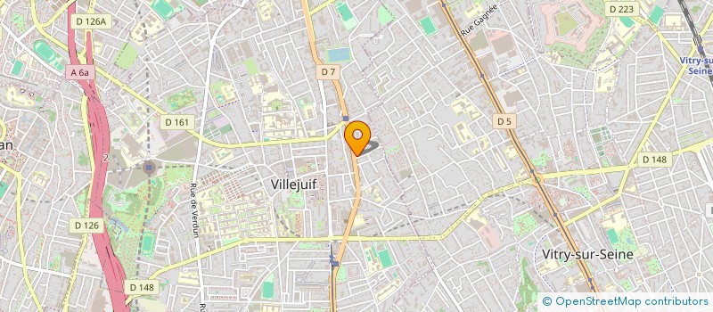 localisation de l'entreprise LA TRIPERIE DE LA VILLETTE à VILLEJUIF