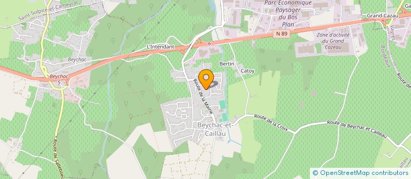 localisation de l'entreprise LA TRIPERIE DU MARCHE à BEYCHAC-ET-CAILLAU