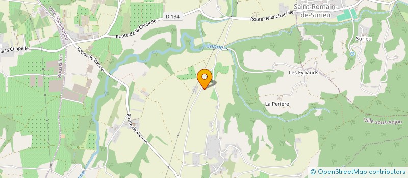 localisation de l'entreprise LA TRIPLE A  VILLE-SOUS-ANJOU