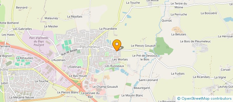 localisation de l'entreprise LA TRIPLE PEPETTES MOBILE  PLEUMELEUC