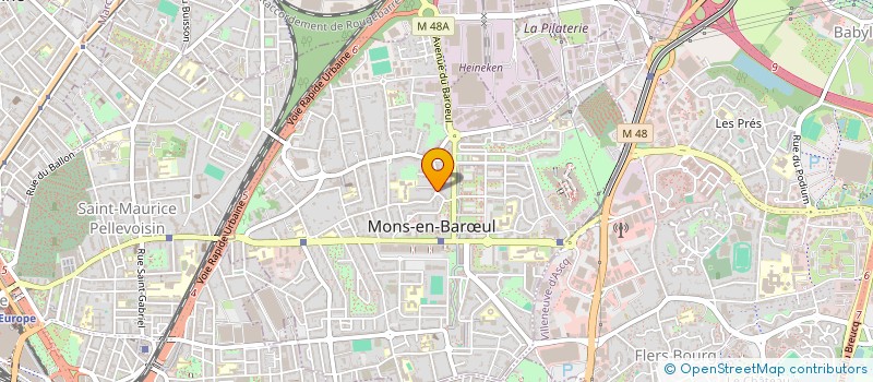 localisation de l'entreprise LA TRIPLETTE DE RIO  MONS-EN-BAROEUL