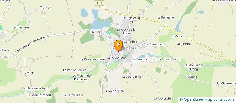 localisation de l'entreprise LA TRIPLETTE DE SAINT SENOCH  SAINT-SENOCH