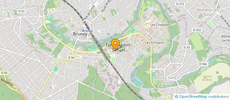 localisation de l'entreprise LA TRIPLETTE SPINOLIENNE à EPINAY-SOUS-SENART