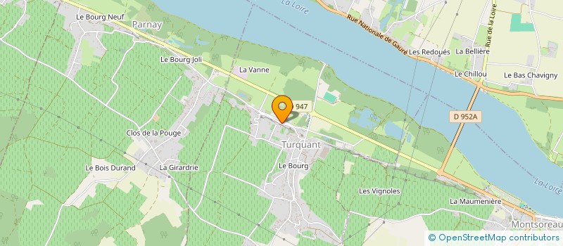 localisation de l'entreprise LA TROGLOTHEQUE  TURQUANT