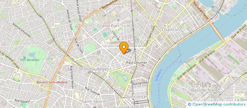 localisation de l'entreprise LA TROISIEME  BORDEAUX