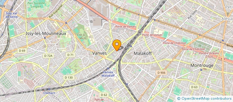 localisation de l'entreprise LA TRONCONNEUSE à VANVES