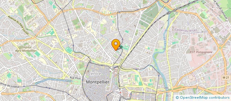 localisation de l'entreprise LA TROPEZIENNE  MONTPELLIER