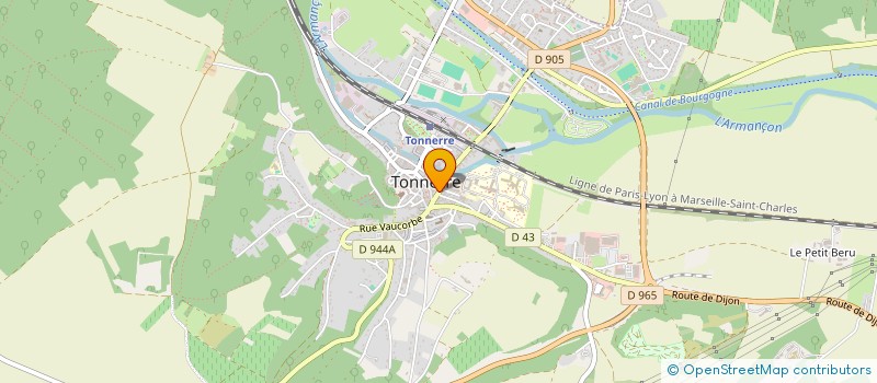 localisation de l'entreprise LA TROPICALE à TONNERRE