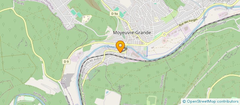 localisation de l'entreprise LA TROTTEUSE  MOYEUVRE-GRANDE