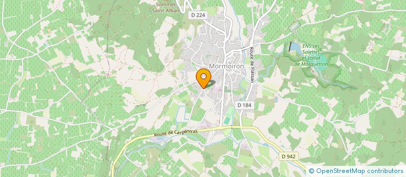 localisation de l'entreprise LA TROUPE  MORMOIRON