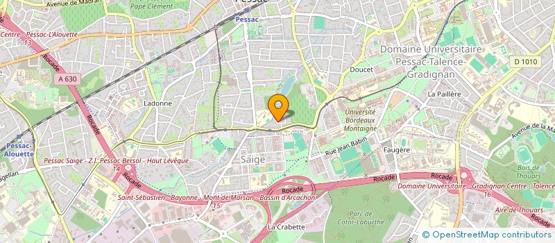 localisation de l'entreprise LA TROUPE  PESSAC