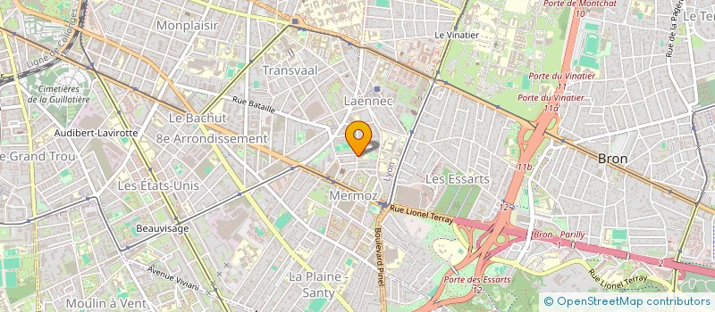 localisation de l'entreprise LA TROUPE D'APRES  LYON