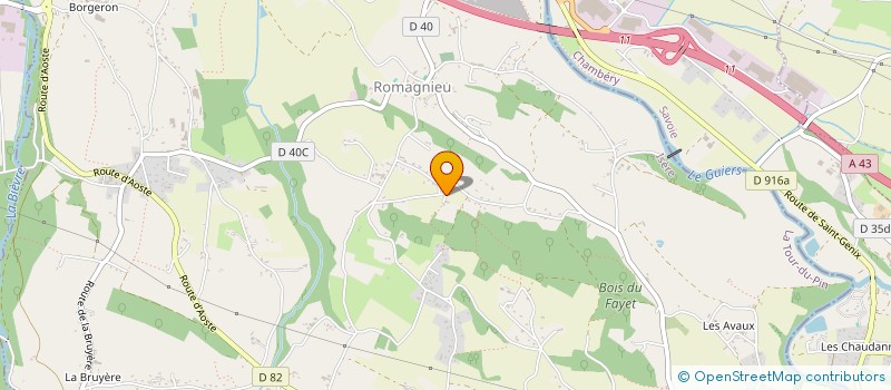 localisation de l'entreprise LA TROUPE DE L' ANGE  ROMAGNIEU