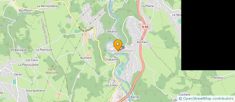 localisation de l'entreprise LA TROUPE DE LA CAPUCINE  SAINT-FERREOL-D'AUROURE