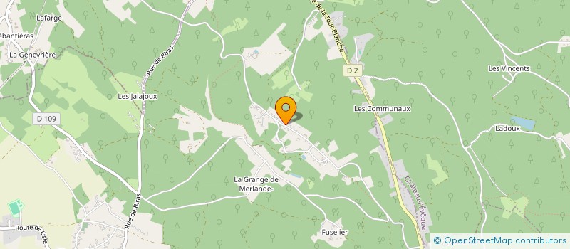 localisation de l'entreprise LA TROUPE DU 6IEME  LA CHAPELLE-GONAGUET