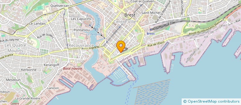 localisation de l'entreprise LA TROUPE DU CAFE à BREST