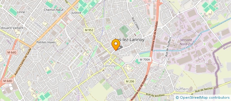 localisation de l'entreprise LA TROUPE DU CANCRE FOU à LYS-LEZ-LANNOY