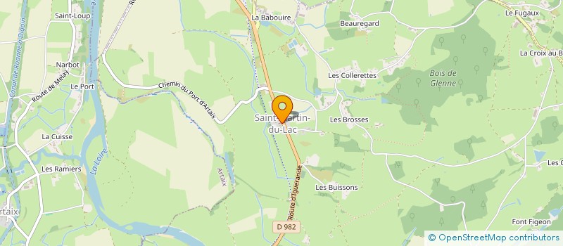 localisation de l'entreprise LA TROUPE DU CHAT PERCHE  BAUGY