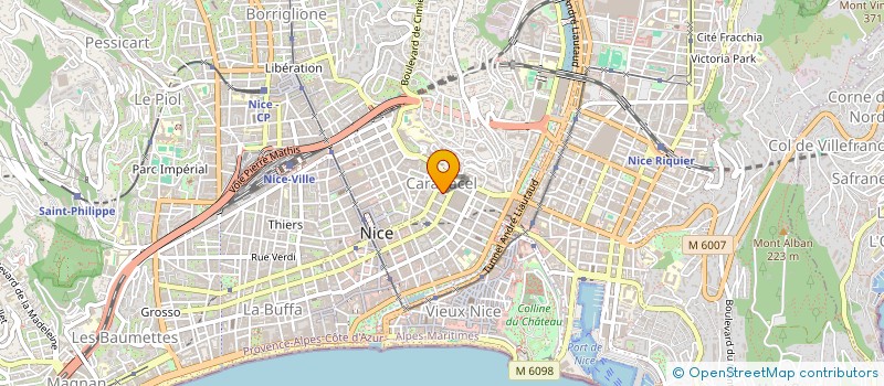 localisation de l'entreprise LA TROUPE DU GALET DES ANGES  NICE