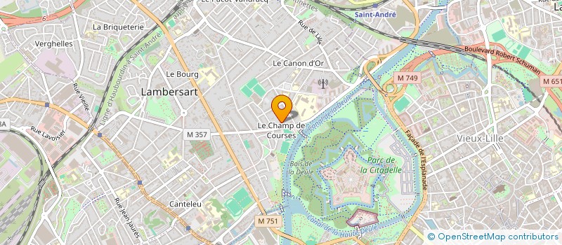 localisation de l'entreprise LA TROUPE DU GLOBE à LAMBERSART