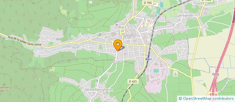 localisation de l'entreprise LA TROUPE HORTENSE  BARR