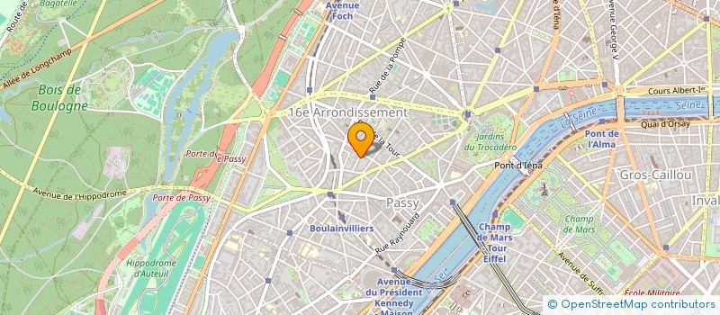 localisation de l'entreprise LA TROUPE LE CARRE  AUBERVILLIERS